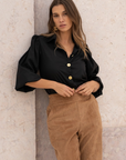 Blusa negra Theresa