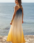 Santorini Yellow Dress