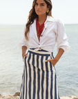 Skirt Mykonos Stripes Blue