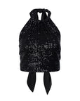 Maria Black Sequins Top