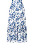 Falda Emma Flor Azul