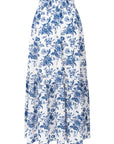 Falda Emma Flor Azul