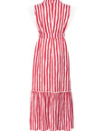 Vestido Celine Marinero Rojo