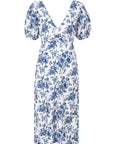 Vestido Valerie Flores Azul