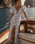 Dress Valerie Flowers Blue