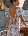 Dress Valerie Flowers Blue