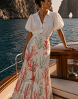 Emma Deep Coral Skirt