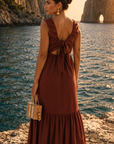 Vestido Fleur Ladrillo