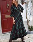 Dress Marie Tartan Green