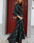 Dress Marie Tartan Green