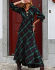 Dress Marie Tartan Green