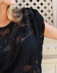 Top Kate Lace Black