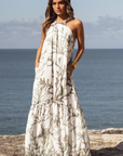 Chloe Dress Sea Garden