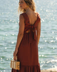 Vestido Fleur Ladrillo