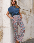 Pantalones azules Aurora Bombazine