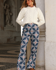 Pantalones azules Aurora Bombazine