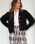Pilar Cardigan Black
