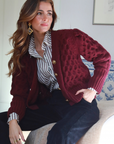Pilar Cardigan Wine