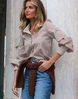 Shirt Penelope Stripes Brown