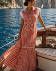 Dress Celine Sailor Red