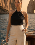Top Maria Black & Sand