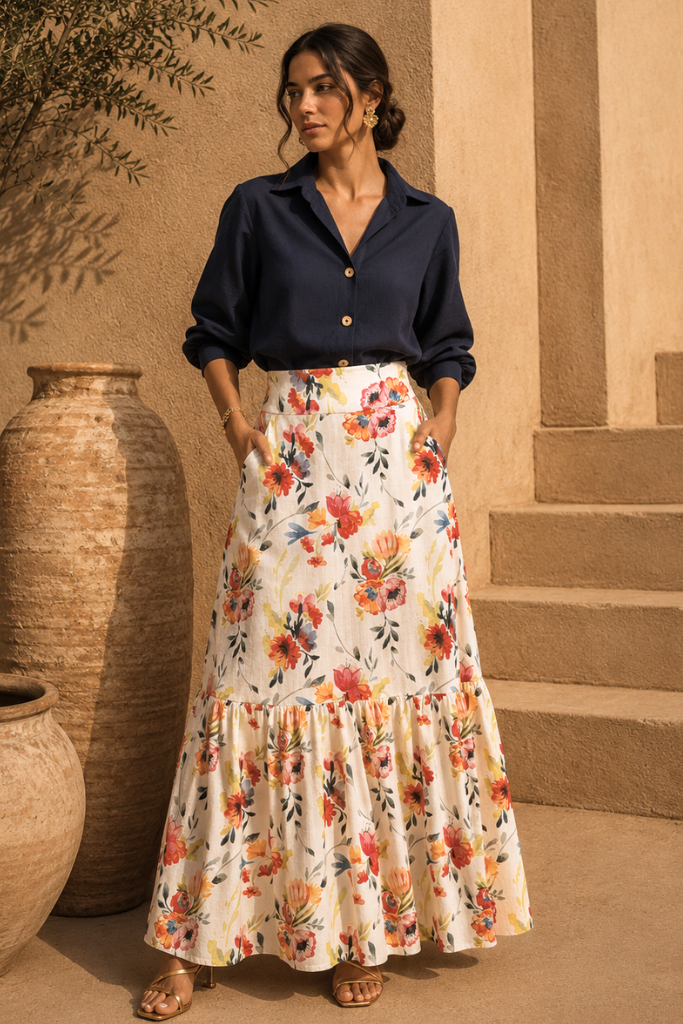 Skirt Emma Watercolor