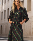 Dress Marie Tartan Green