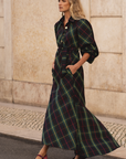 Dress Marie Tartan Green