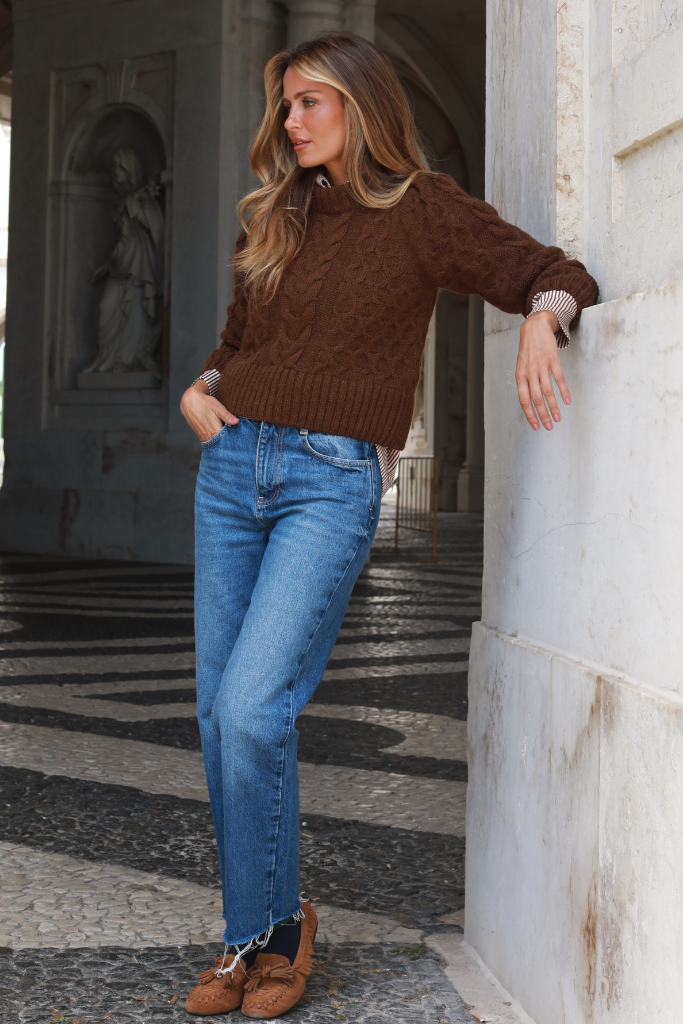Carmen Sweater Brown