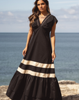 Positano Black Dress