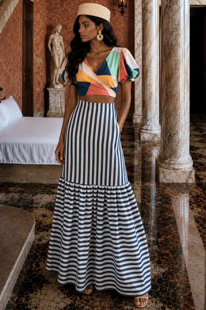Emma Sailor Red Skirt