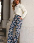 Aurora Bombazine Blue Pants