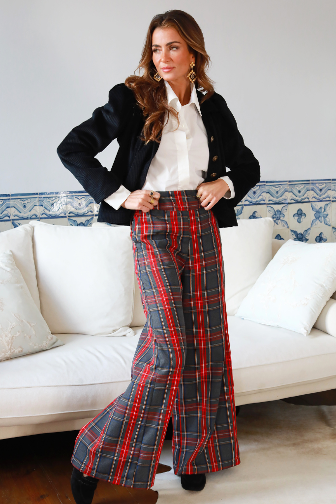 Pants Lisboa Tartan Grey