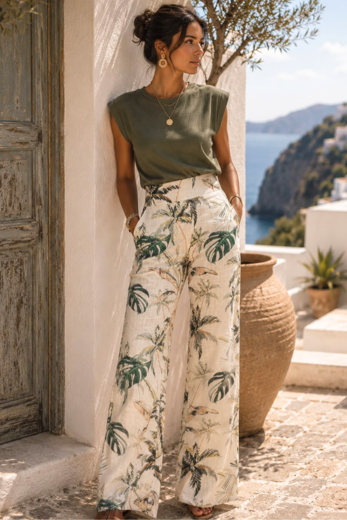 Pants Formentera Tropical Garden