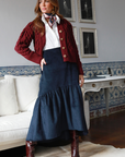 Skirt Caetana Corduroy Blue