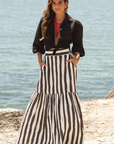 Skirt Emma M. Stripes Black