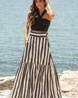 Skirt Emma M. Stripes Black