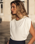 Top blanco de Kate