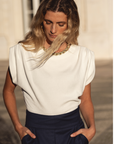 Top blanco de Kate